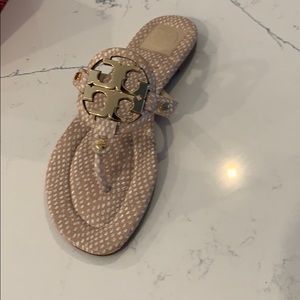 Miller 2 dot snake Tory Burch sandals